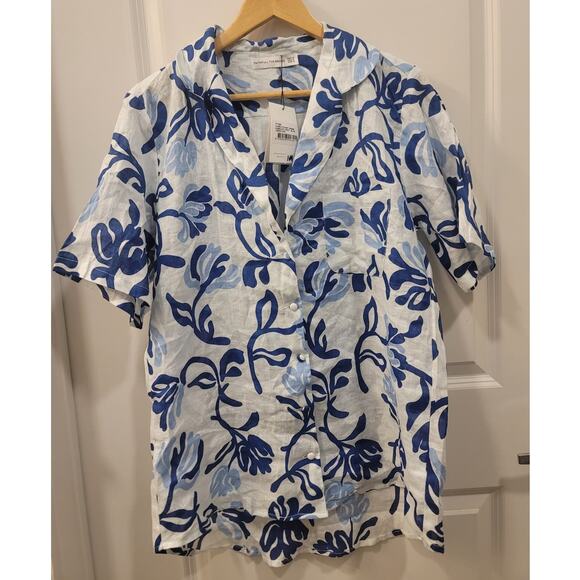 Faithfull the Brand Charlita Shirt Dress Ensola Floral - Picture 5 of 7